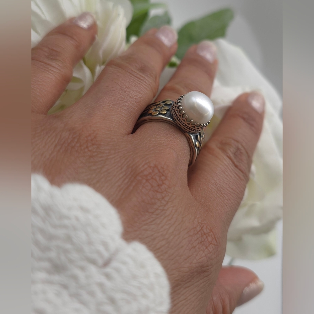 🥰 TANIA PEARL RING - Picture 7 of 9